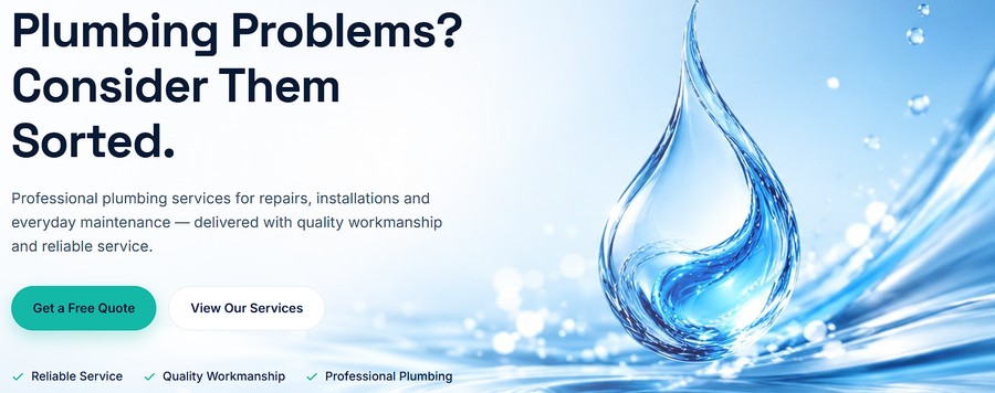 Plumbing company website